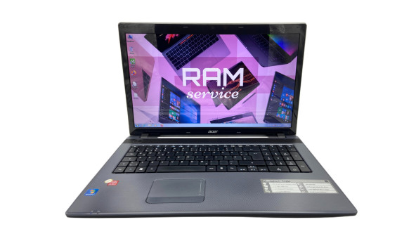 Ноутбук Acer Aspire 7250 DualCore AMD E-450 4Gb RAM 160Gb HDD [17.3"] - ноутбук Б/У - 261411