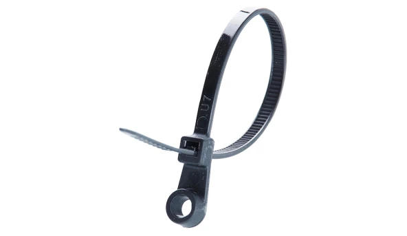 APRO 4х150 Стяжка кабельная с кольцом черная (пач. 100шт.)
