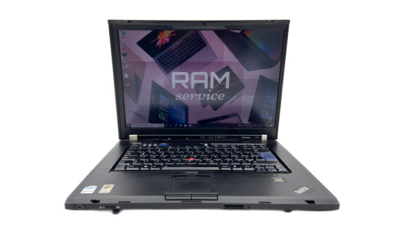 Ноутбук Lenovo T61p Intel Core 2 Duo T7700 3GB RAM 320GB HDD nVIDIA Quadro FX 570M [15.4"] - ноутбук Б/У - 261667