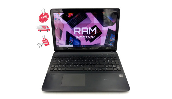 Ноутбук Sony Vaio SVF152A29M Intel Core i7-3537U 8GB RAM 320GB HDD NVIDIA GeForce GT 740M [15.6"] - ноутбук Б/У