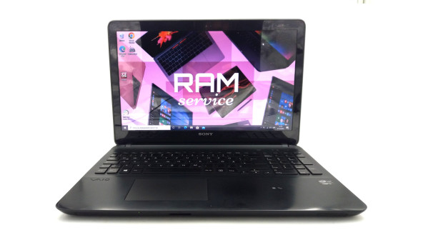 Ноутбук Sony Vaio SVF152A29M Intel Core i7-3537U 8GB RAM 320GB HDD NVIDIA GeForce GT 740M [15.6"] - ноутбук Б/У - 262106