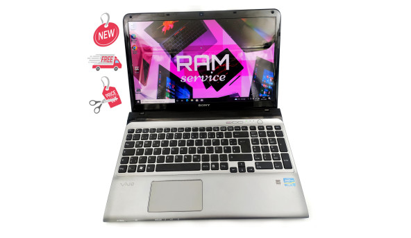 Ноутбук Sony Vaio PCG-XXX Intel Core i3-2370M 8 GB RAM 750 HDD [15.6"] - ноутбук Б/В