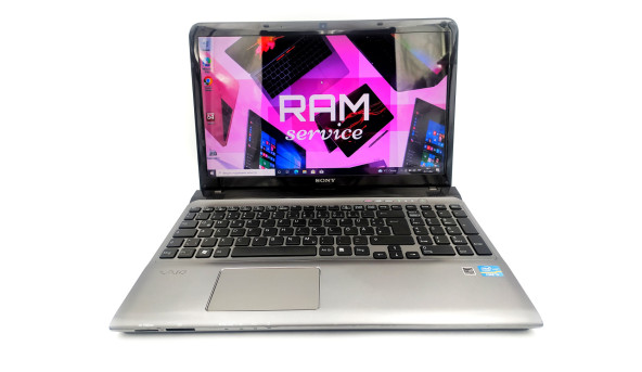 Ноутбук Sony Vaio PCG-XXX Intel Core i3-2370M 8 GB RAM 750 HDD [15.6"] - ноутбук Б/В - 283413