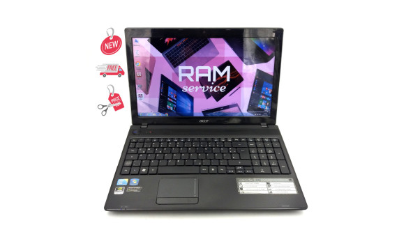 Ноутбук Acer Aspire 5742G Intel Core i5-480M 8GB RAM 750GB HDD NVIDIA GeForce GT 540M [15.6"] - ноутбук Б/В