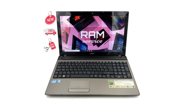 Ноутбук Acer 5750 Intel Core i5-2430M 4 GB RAM 320 GB HDD [15.6"] - ноутбук Б/У