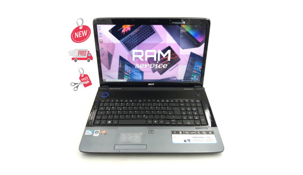 Ноутбук Acer 7735 Intel Pentium T4200 4 GB RAM 500 GB HDD ATI Mobility Radeon HD 4570 [17.3"] - ноутбук Б/У