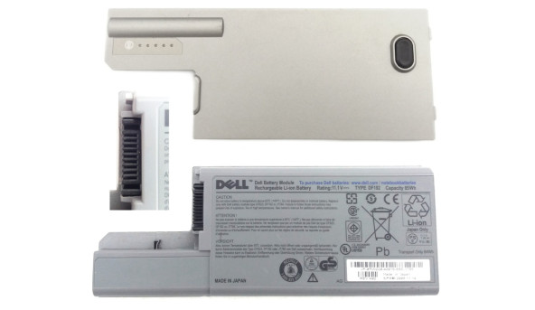 Батарея акумулятор для ноутбука Dell Latitude D531 D820 D830 85 Wh 11.1V Li-Ion Б/У - износ 20-25%