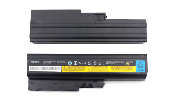 Оригинальная батарея акумулятор для ноутбука Lenovo ThinkPad R60 T60 57 Wh 10.8V Li-Ion Б/У - износ 30-35%