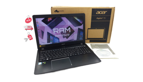 Ноутбук Acer F5-573g Core i5-7200U 12GB RAM 256GB SSD 1000GB HDD NVIDIA GeForce GTX 950M [15.6"] - ноутбук Б/В