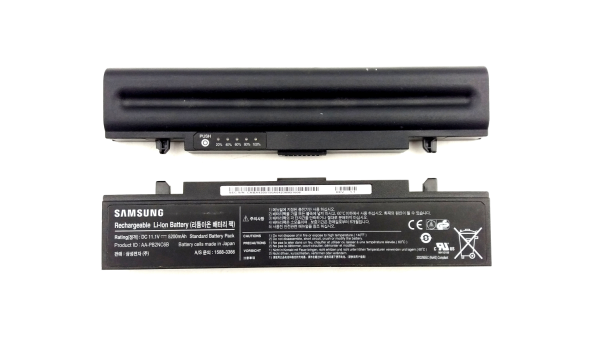 Оригинальная батарея акумулятор для ноутбука Samsung P500 5200mAh 11.1V Li-Ion Б/У - износ 10-15%