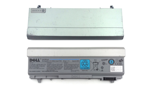 Оригинальная батарея аккумулятор для ноутбука Dell E6400 E6410 E6510 85Wh 11.1V Li-Ion Б/У - износ 30-35%