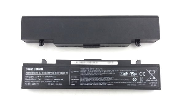 Оригинальная батарея аккумулятор для ноутбука Samsung AA-PB9NC6B 4200mAh 11.1V Li-Ion Б/У - износ 40-45%