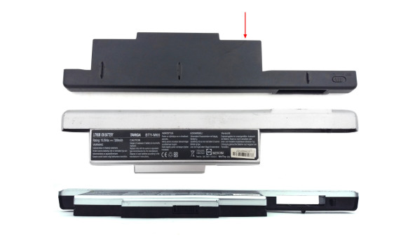 Оригинальная батарея аккумулятор для ноутбука MSI M670 BTY-M61 7200mAh 10.8V Li-Ion Б/У - износ 20-25%