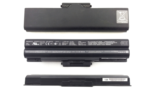 Оригінальна батарея акумулятор для ноутбука Sony VGP-BPS21B 10.8V 38Wh Li-Ion Б/У - знос 10-15%