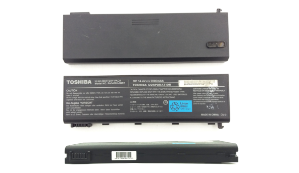Оригинальная батарея аккумулятор для ноутбука Toshiba L100 PA3450U-1BRS 14.4V 2000mAh Li-Ion Б/У - износ 40-45%