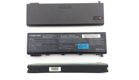 Оригинальная батарея аккумулятор для ноутбука Toshiba L100 PA3450U-1BRS 14.4V 4300mAh Li-Ion Б/У - износ 85-90%