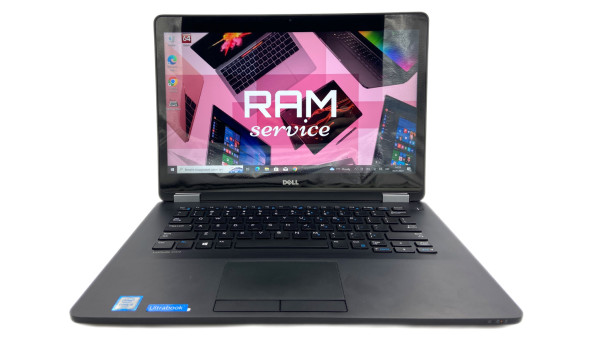 Ноутбук Dell E7470 Intel Core i5-6300U 12GB RAM 256GB SSD M2 [Сенсорний екран QuadHD 14"] - ноутбук Б/В - 284553