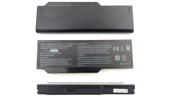 Оригінальна батарея акумулятор для ноутбука BP-Dragon GT(S) 6600mAh 11.1V Li-Ion Б/У - знос 10-15%