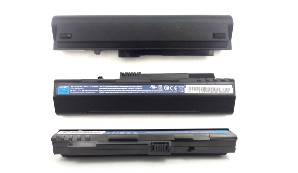Посилена батарея акумулятор для ноутбука Acer Aspire One 531H UM08A73 11.1V 5200mAh Li-Ion Б/У - знос 30-35%
