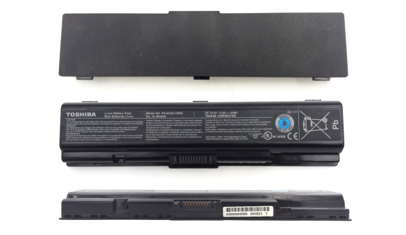 Оригінальна батарея акумулятор для ноутбука Toshiba L500 PA3534U-1BRS 10.8V 44Wh Li-Ion Б/У - знос до 5%