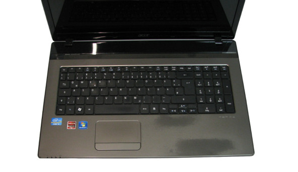 Ноутбук Acer Aspire 7750 Intel Core i5-2410M 8Gb RAM 64Gb SSD 750Gb HDD AMD Radeon HD 6800M 1Gb 17.3" Б/У - 284852