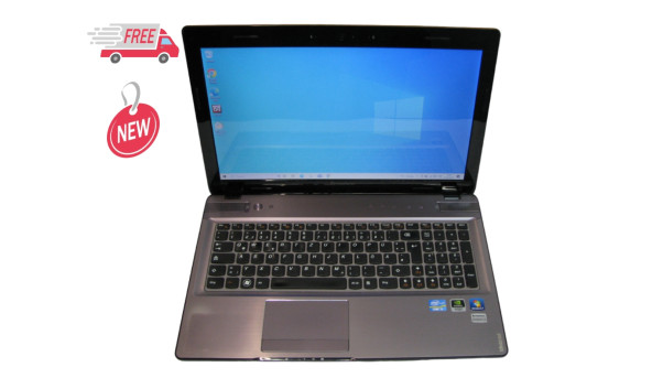 Ноутбук Lenovo IdeaPad Y570 Intel Core i5-2450M 8Gb RAM 750Gb HDD Nvidia GeForce GT 555M 2Gb 15,6" Б/У