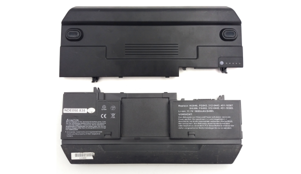 Батарея акумулятор для ноутбука Dell Latitude D420 431 5800mAh 11.1V Li-Ion Б/У - износ 20-25%