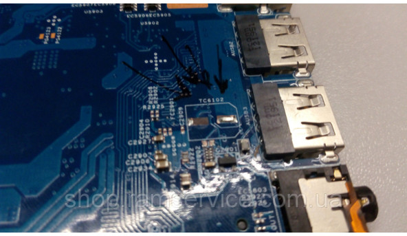 Материнская плата Acer Aspire V5-571, 48.4vm02.011. Имеет впаян процессор Intel Pentium 987, SR0V4, б / у - 285557