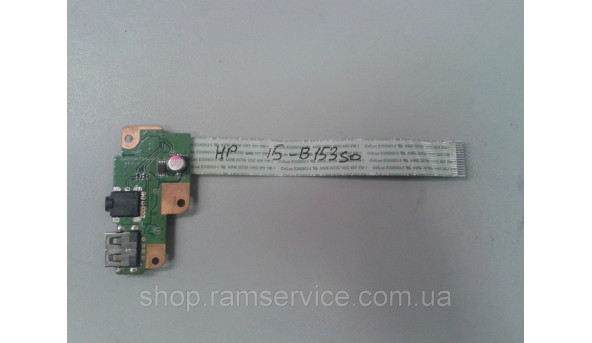 USB роз’єм та аудіо роз’єм для ноутбука HP 15-B, *DA0U36TB6C0, б/в - 285650