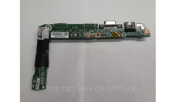 USB, HDMI, e-SATA, VGA, Ethernet, разъемы для ноутбука Medion Akoya S5612, MD 97930, * MS-16C10 VER: 1.0, б / у - 285742