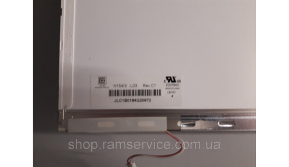 Матриця Chi Mei Optoelectronics N154I3-L03 REV.C1, CCFL, 15.4" 1280x800, б/в - 285808