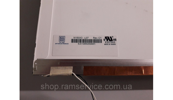 Матриця Chi Mei Optoelectronic N150X3-L07 15.0" CCFL 1024x768, б/в - 285817
