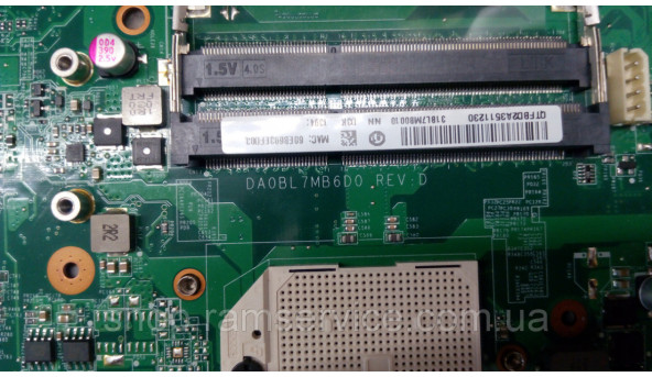 Материнская плата Toshiba Satellite L655d, DA0BL7MB6D0.REV: D, б / у - 285822
