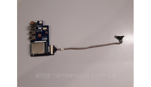 USB, Audio, Card Reader разъемы для ноутбука ABook ULV135W, LS-5501P, б / у - 285840