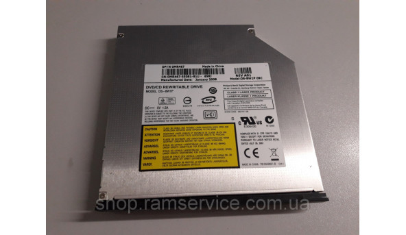 CD/DVD привід DS-8W1P для ноутбука Dell Inspiron 1721, б/в - 285855