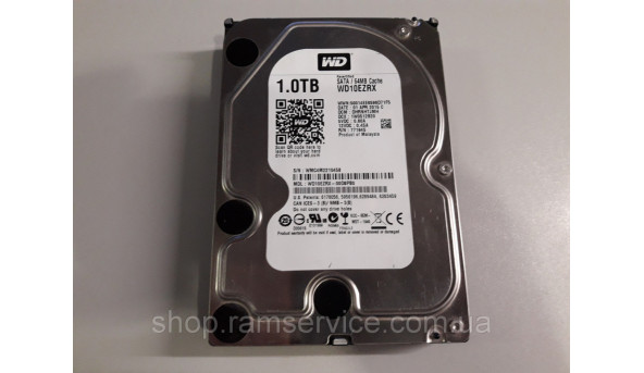 Жорсткий диск Western Digital Green 1TB 5400rpm 64MB WD10EZRX 3.5 SATA III, б/в