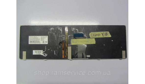 Клавіатура для ноутбука Lenovo IdeaPad B55BC, Y580, Y580N, Y580NT, б/в - 286001