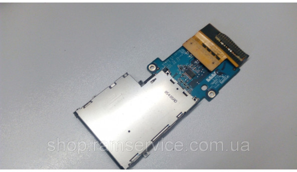 Додаткова плата, PCMCIA Reader Board роз'єм, для ноутбука Toshiba Satellite M70-144, LS-2872P, б/в