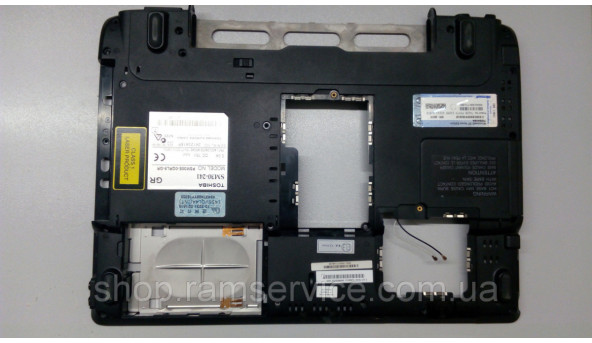 Нижняя часть корпуса для ноутбука Toshiba SM30-241, AM000382811C, б / у