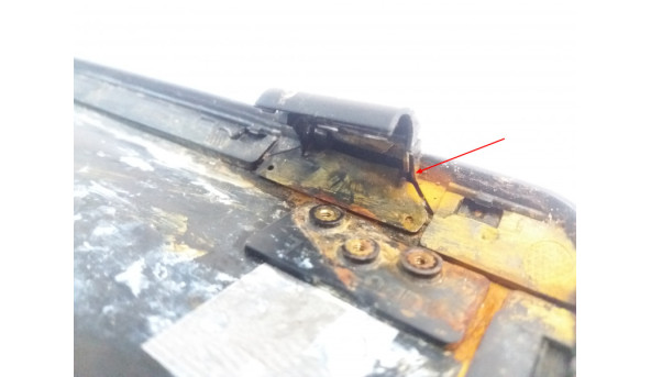 Кришка матриці для ноутбука Sony SVF15A, SVF15AA1QM, 3FGD6LH0040, Б/В, всі кріплення цілі, має сліди залиття, трішина на лівій заглушці. - 286404