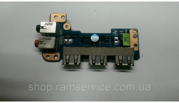 Разъемы audio, USB для ноутбука Sony Vaio Pcg-61611m, PCG-71211M, * DA0NE7TB6D0 REV: D, б / у - 286418
