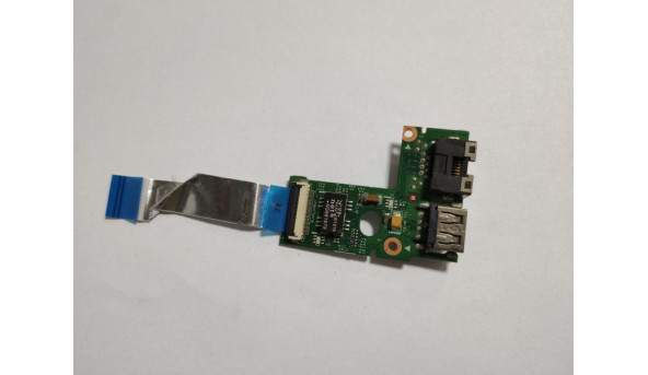 Додаткова плата, USB та Ethernet роз'єми, для ноутбука Lenovo IdeaPad z750, Z570, 48.4PA05.02M, 55.4m504.001, б/в. В хорошому стані без пошкоджень - 286430