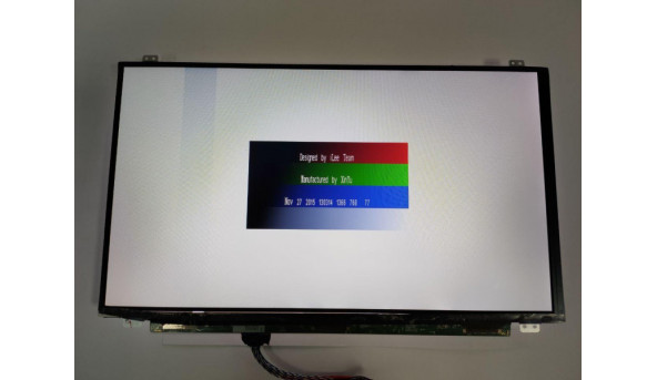 Матриця LG Display, LP156WHB (TL)(C1), 15.6", HD 1366x768, 40 pin, Slim, б/в, Є вертикальна полоса та сліди від клавіатури - 286526