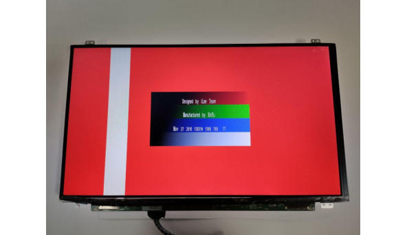Матриця LG Display, LP156WHB (TL)(C1), 15.6", HD 1366x768, 40 pin, Slim, б/в, Є вертикальна полоса та сліди від клавіатури - 286526