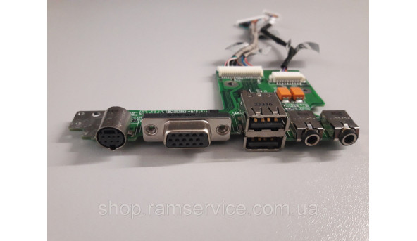 USB, Audio, VGA, S-Video разъемы для ноутбука HP Pavilion DV4000, 48.49Q02.021, б / у