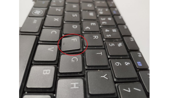 Клавіатура для ноутбука Dell Vostro 3500, 15.6", б/в. Клавіатура тестована, робоча. Не має однієї кнопки та в одній зламане кріплення. - 286636