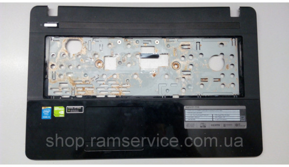 Средняя часть корпуса для ноутбука Packard Bell EasyNote LV11HC, VG70, б / у