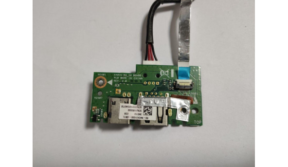 Разъем питания, плата USB для ноутбука Asus X401U X501U F401U F501U X401U-M3_IO BOARD 60-N40IO1000- (D01) Б/У - 287199