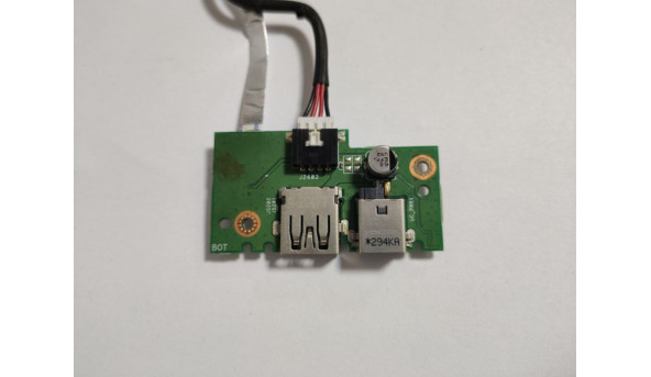 Разъем питания, плата USB для ноутбука Asus X401U X501U F401U F501U X401U-M3_IO BOARD 60-N40IO1000- (D01) Б/У - 287199
