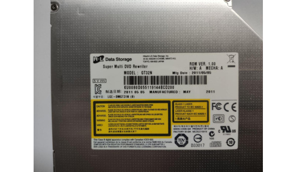 CD / DVD привод GT32N для ноутбука ASUS x52n, б / у - 287236
